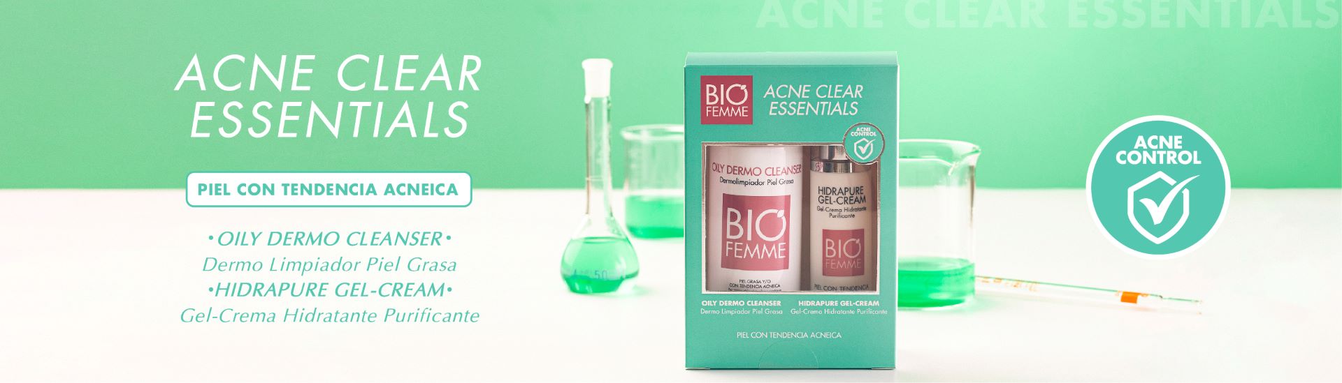 Acne Clear Essentials para Piel con tendencia acneica
